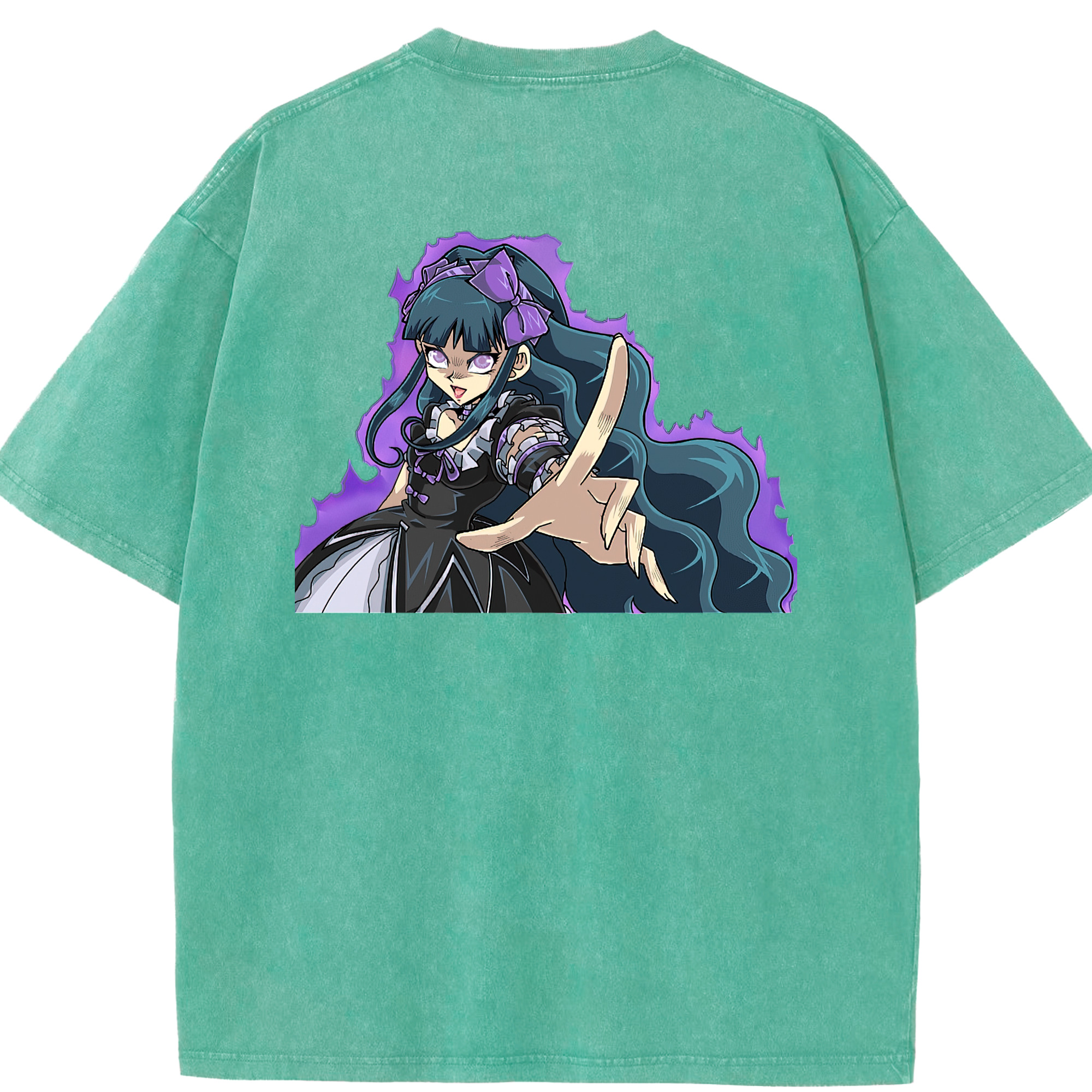 （画像用） 遊☆戯☆王 Yu-Gi-Oh! 綿100% ヴィンテージ風 半袖Tシャツ（背面プリント）